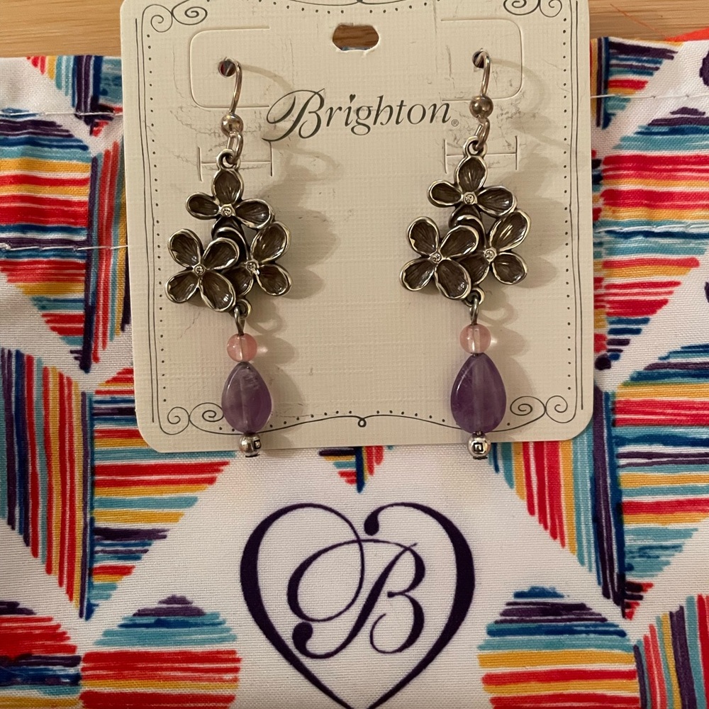 Brighton Everbloom Trellis French Wire Earrings